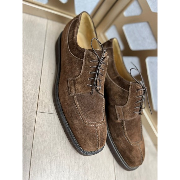 Johnston & Murphy Other - Johnston and & Murphy Cellini Suede Leather Men Dress Shoes Oxford Derby Lace Up